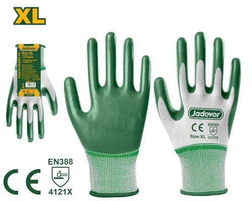 Gants enduits de nitrile givré jadever