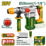 Marteau Perforateur Brushless 20V 28mm Sans Batterie Sans Chargeur