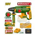Marteau perforateur sans fil 20V 26mm 2 bat JDLM1B262