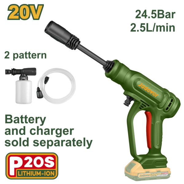Nettoyeur Haute Pression 20V sans Batt sans Chargeur