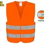 Gilet réfléchissant XL ORANGE JDRV2801