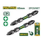 set de 2 embouts ph2+ph2x50mm jadever