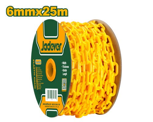 Chaîne en plastique 6 mm x 25 m JDYJ6A06