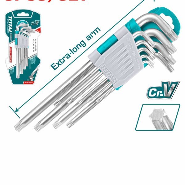 9 Pièces Clé Torx Bras Extra long