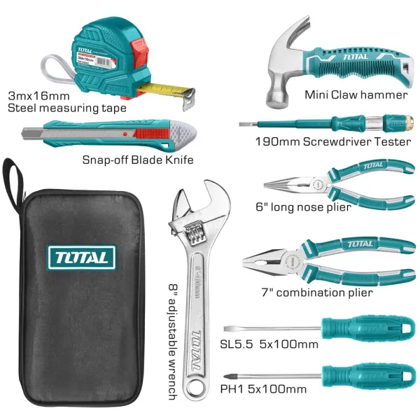 Ensemble d’outils à main 9 Pièces