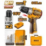 Visseuse a Batterie 16V avec 2 Batteries 2AH