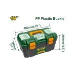 Boîte à outils en plastique de 19″ JDTB1319