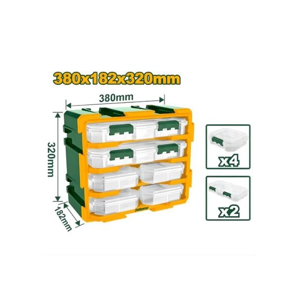 Boite de rangement plastique 6 tiroirs JDTB8346