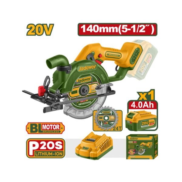 Scie circulaire sans fil 20V-140mm JDLWP5633