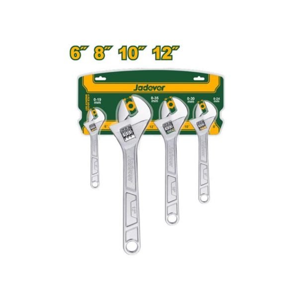 Jeu de clés à molette 4Pcs JDAW174K
