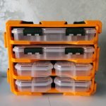 Boite de rangement plastique 6 tiroirs JDTB8346