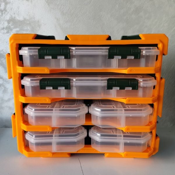 Boite de rangement plastique 6 tiroirs JDTB8346