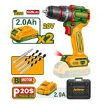 Perceuse à percussion Brushless 20V 2bat JDCDP6281